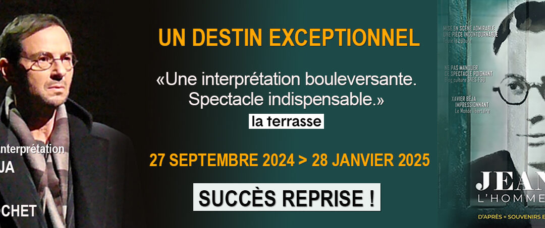 Reprise du spectacle « Jean Zay, l’homme complet » en partenariat avec l’UNSA